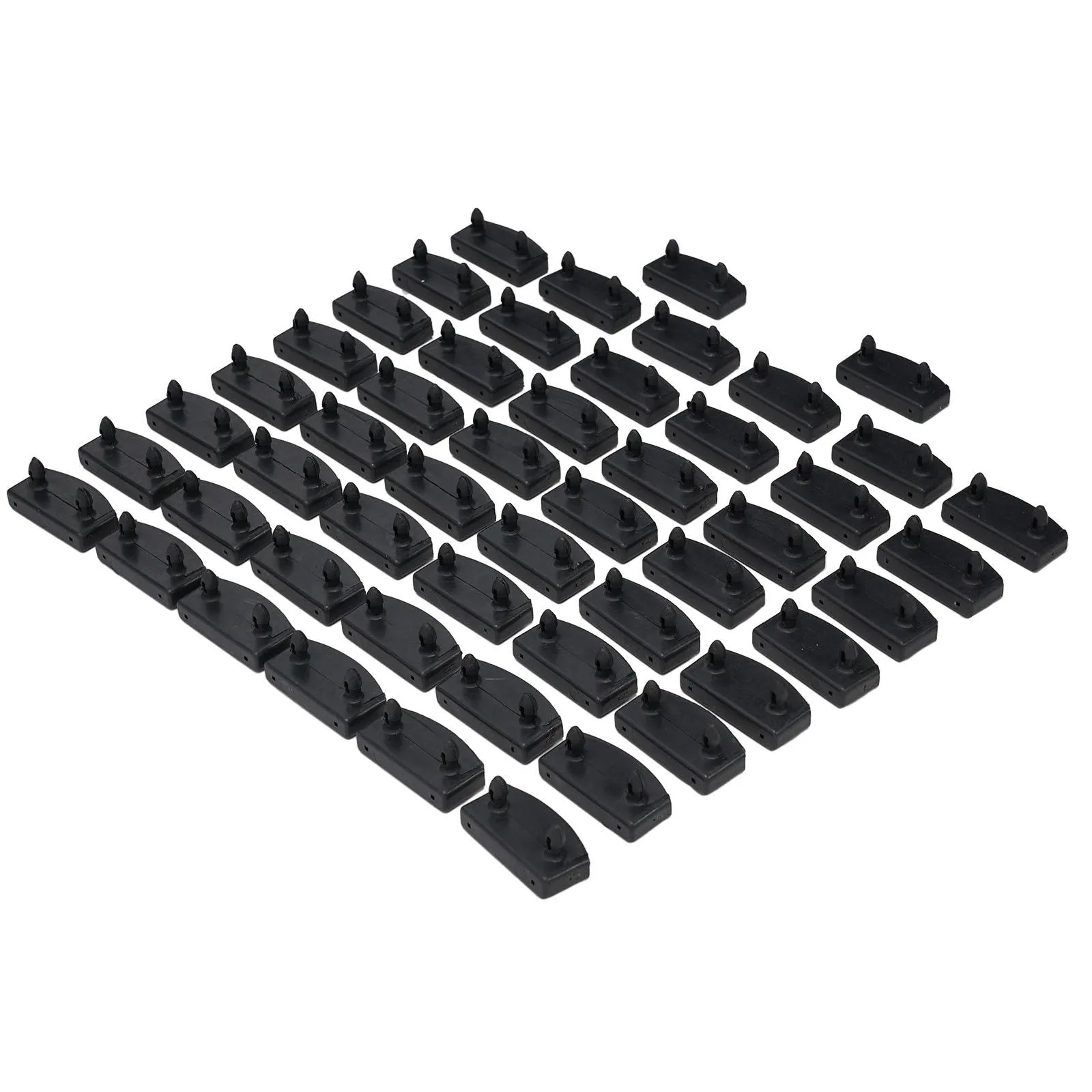 50pcs Replacement Wooden Bed Slat Plastic Middle Or End  Holders 55mm Wooden Bed Slat Plastic Mid-caps Or End-cap Brackets