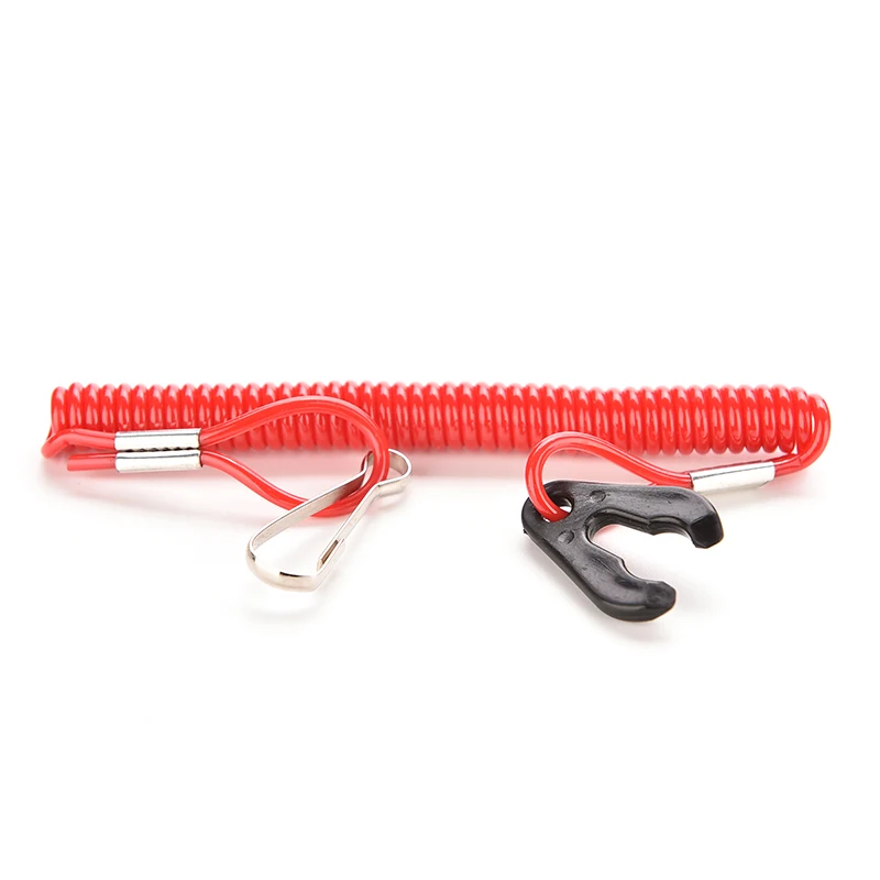 1pcs/lot Boat Motor Kill Stop Switch Safety Tether Lanyard Outboard Engine Flameout Rope Tohatsu Outboard Engine Parts