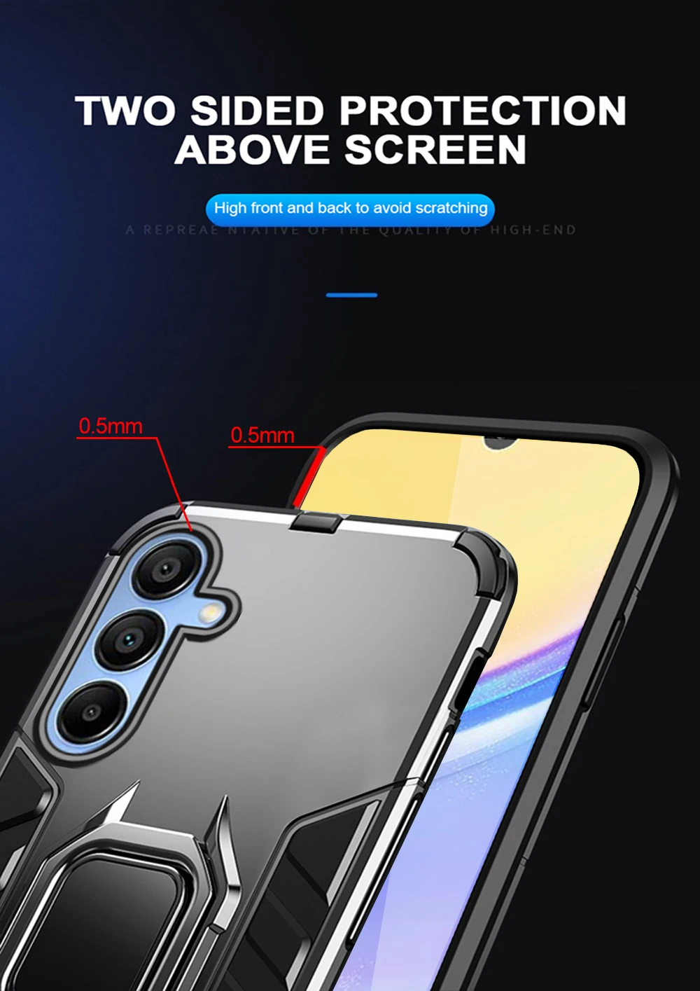 Magnetic Phone Case With Lens Protection For Samsung Galaxy A15 A05_voghion.com