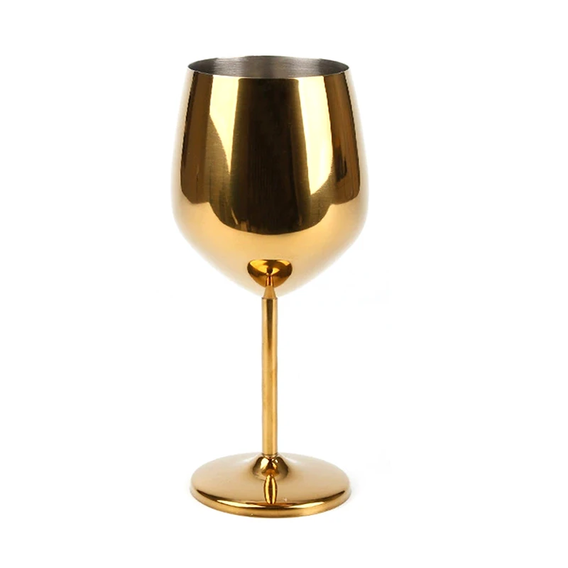 500ml Stainless Steel Cocktail Wine Glass - Elegant Bar and Restaurant Drinkware