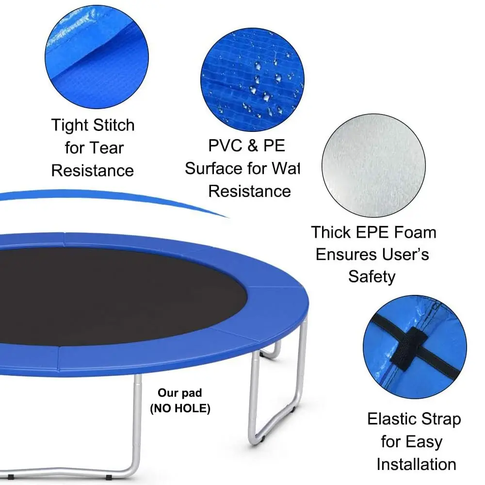 Round Trampoline Waterproof Safety Cover Mat