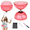 Triple Bearing Diabolo with 2 Diabolo Sticks String and Net Bag Portable Diabolo Juggling Diabolo for Kids Adults Elderly