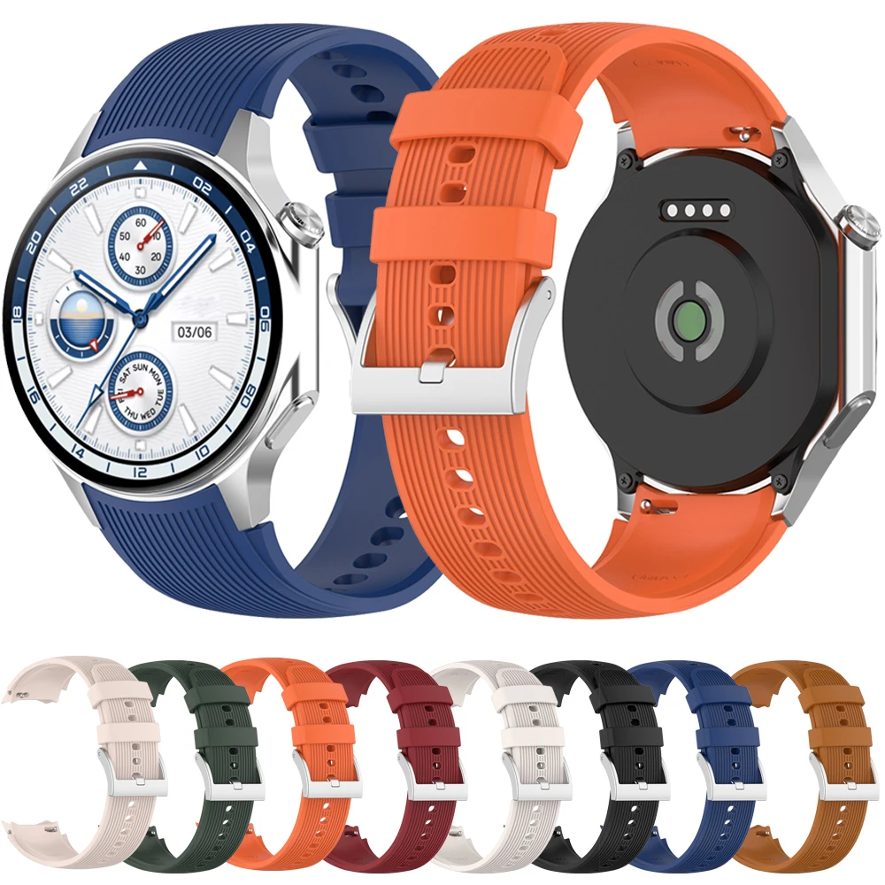 Silicone No-Gap Strap for Smart Watches - Replaceable Bracelet Watchband Accessories