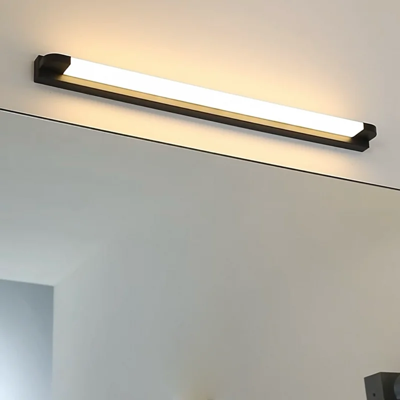 Led mirror light Modern Wall Light bathroom lamp waterproof Cosmetic Wall Light Black white mirror lamp 9W 12W 16W 20W 24W