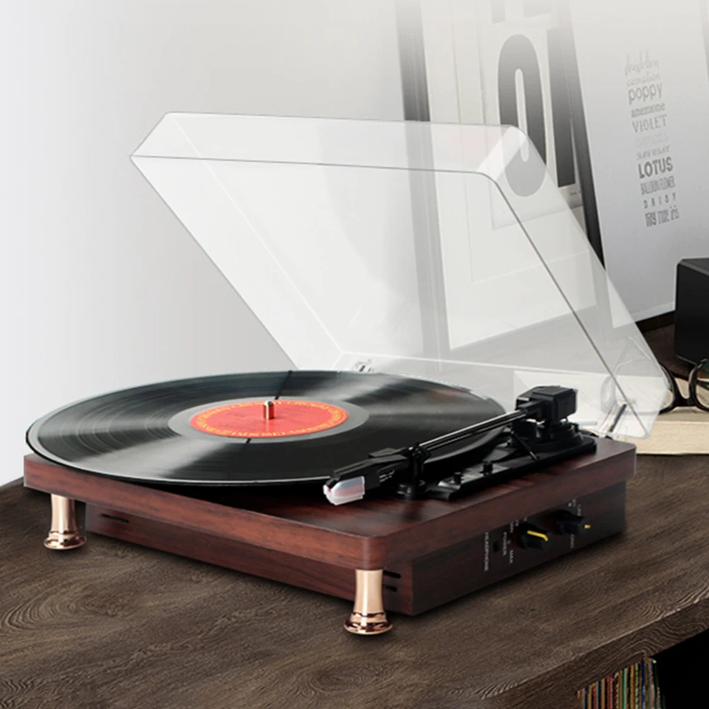 레트로 비닐 레코드 플레이어, 33 RPM, 45 RPM, 78RPM 턴테이블 레코드 플레이어, 내장 스피커, 축음기 레코드 플레이어, 홈 데코레이션