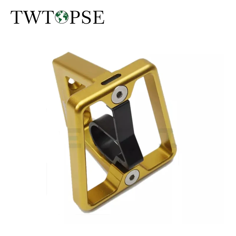 Twtopse Portabiciclette Portabiciclette Anteriore Per Brompton 3Sixty Pikes Borsa Pieghevole Portabiciclette Staffa S Borsa Cestino Portabiciclette Fc