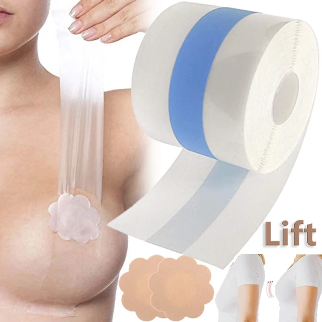 5/10m Transparent Breast Lift Tape Sticky Brafor Women Nipple Cover Boob  Invisibletape Adhesive Padded Bra Push Up Bralette - Intimates Accessories  - AliExpress