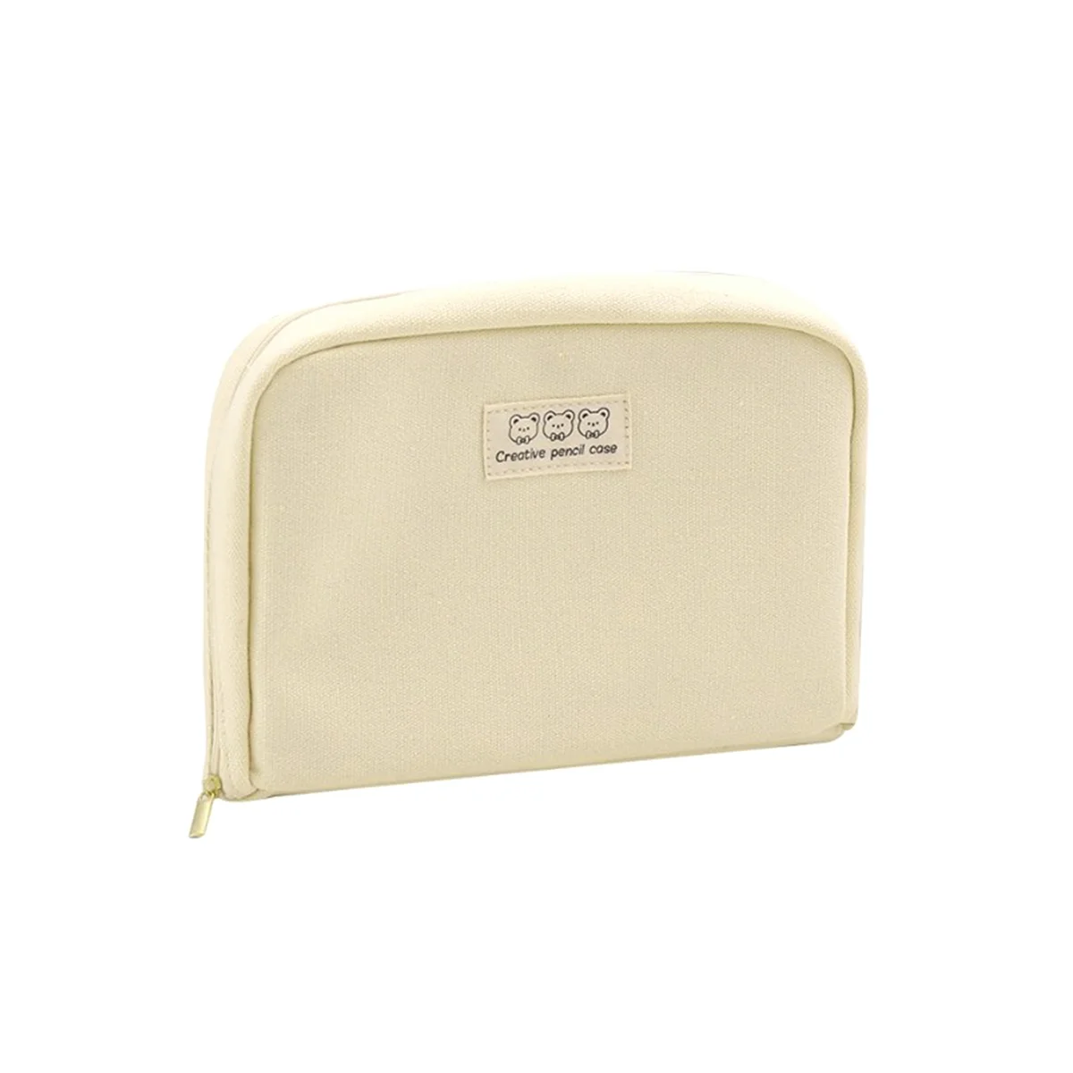 

Large-Capacity Student Pencil Yellow Aesthetic School Pencil Case Stationery Pen Bag Zipper Pencil Bag School