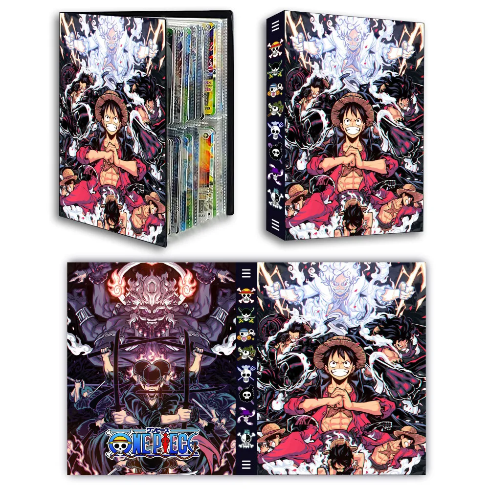 

Новинка 240 шт. 9 карманных игровых карт хранилище Аниме One Piece Dragon Ball альбом для карт книга большой емкости кавайные коллекционные игрушки подарок
