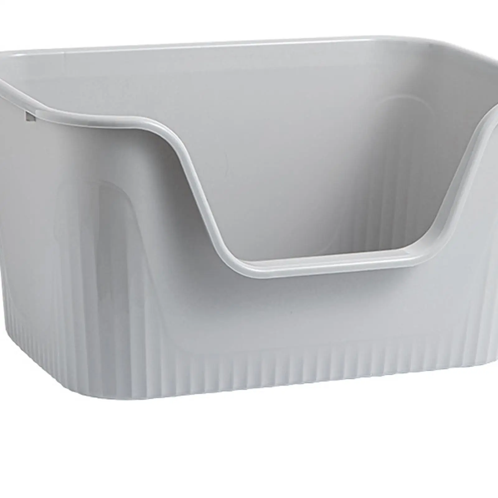 High Sided Cat Litter Boxs Cat Toilet Easy Access for Small and Large Cats