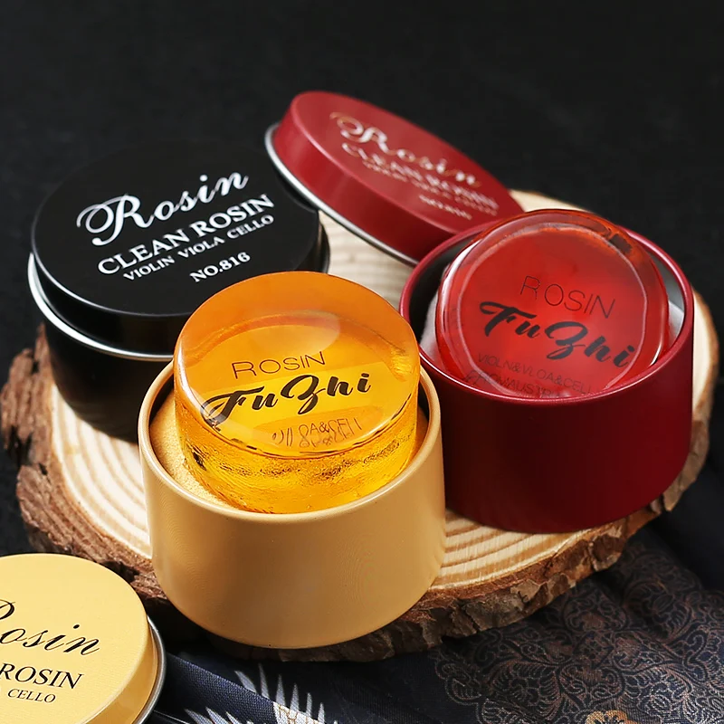 Professional Transparent Yellow Rosin Resin For Cello Viola Violin Erhu
