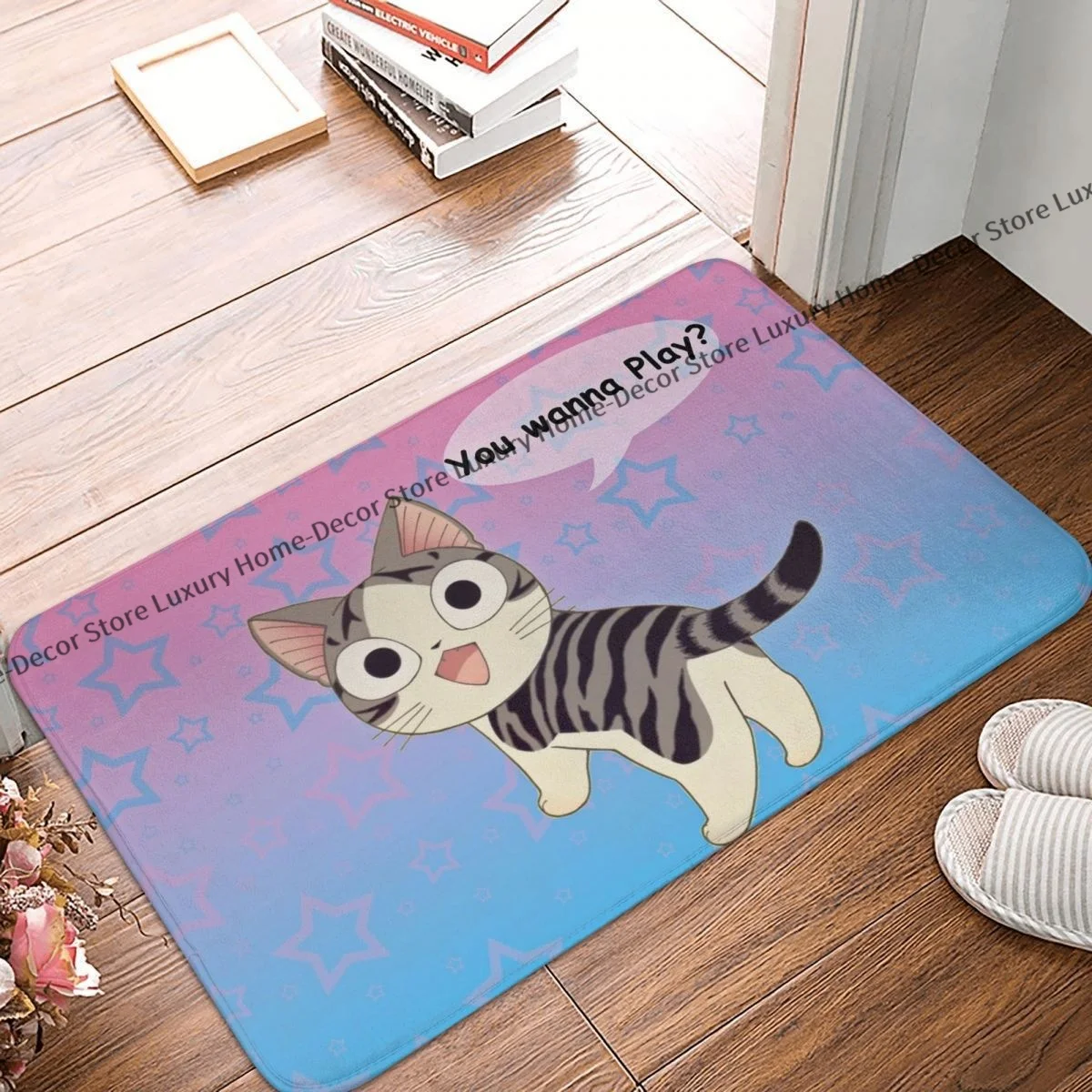 Tappetino Antiscivolo Tappetino Da Cucina Chis Sweet Home Chi The Cat Floor Carpet Welcome Rug Indoor Decor