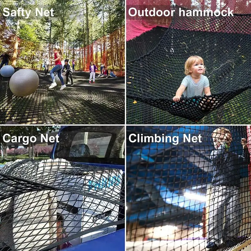 Kids Playground Play Safety Net Outdoor Climbing Cargo Net Double Layers  Anti-Fall Protect Rope Net Backyard Garden Saftey Nets - AliExpress