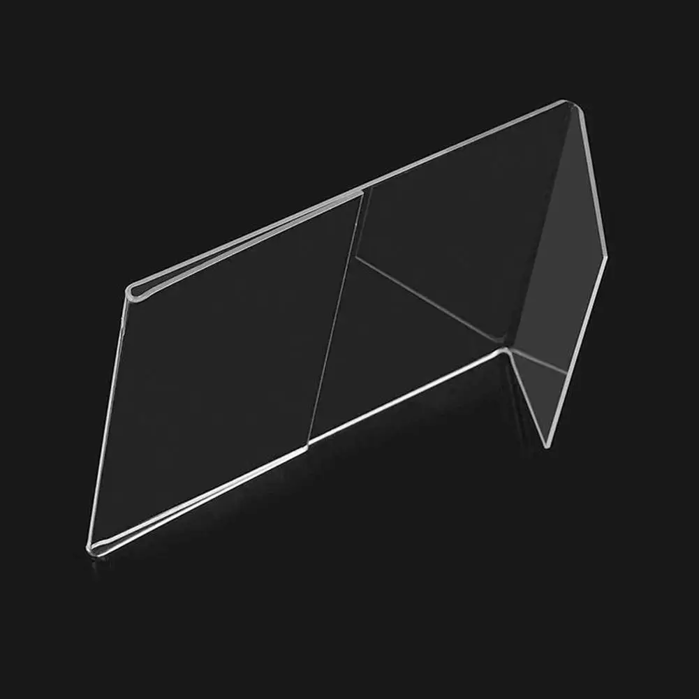 Description Picture 6 of itemPhoto Booth Frames Clear Acrylic Display, Slanted Back Vertical Standing Plastic Picture Or Display Sign Holder With Inserts