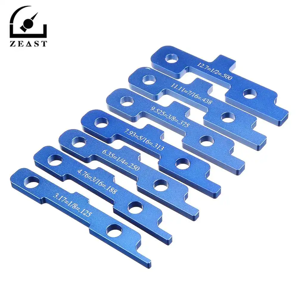 Zeast 7pcs Precision Router Saw Table Setup Bars Depth Test Distance
