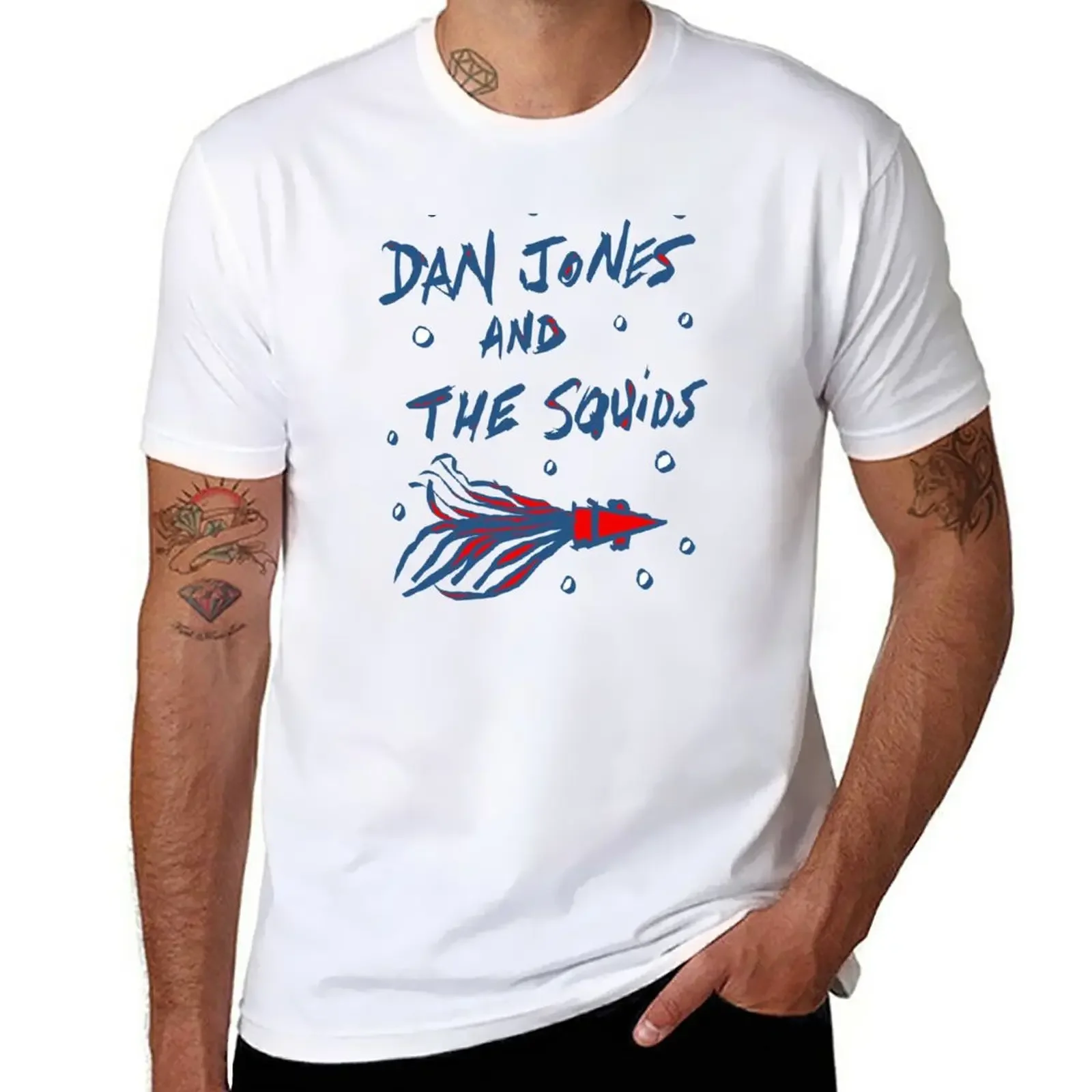 

Dan Jones and The Squids T-Shirt customs design your own summer tops vintage t shirt for men