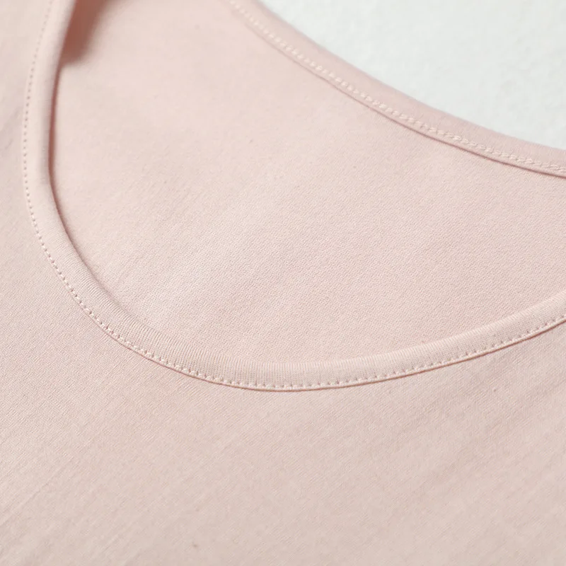 Mulberry Silk Thermal Underwear Silk Cotton Women Autumn Winter Slim Fit Solid Color Warm Bottomed Tops And Pants thermal underwear sets