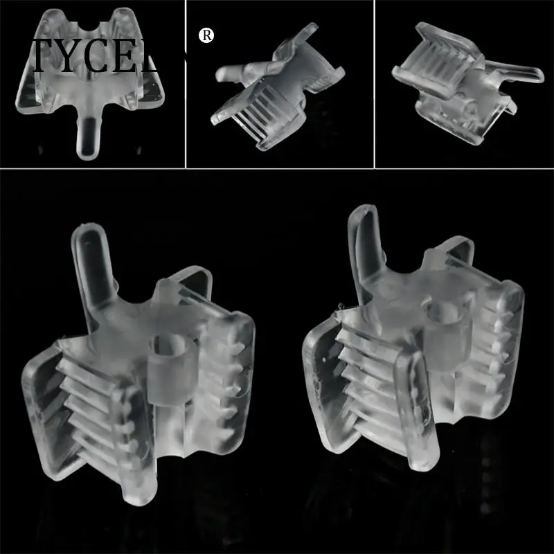 

5pcs Dental Silicone Mouth Support Holding Saliva Ejector Suction Tip Occlusal Pad Mouth Opener Retractor Oral Hygiene Material