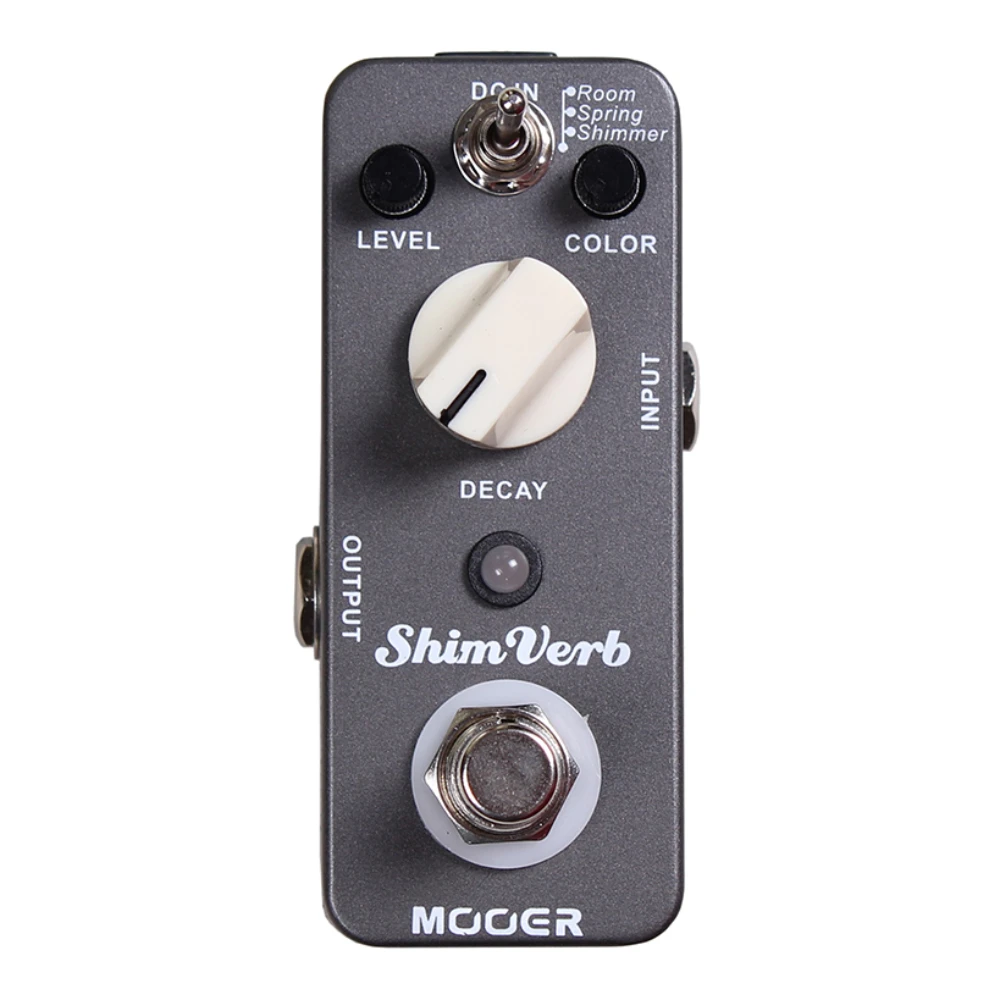 

MOOER ShimVerb Digital Reverb Guitar Effect Pedal Guitar Parts & Accessories 3 Reverb Modes (Room/ Spring/ Shimmer) True Bypass