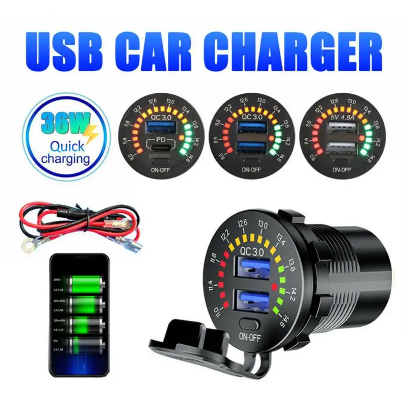  USB   а ġ  USB ܼƮ  , 12V ڵ Ʈ  Ʈ , 36W 6A, 1  5 