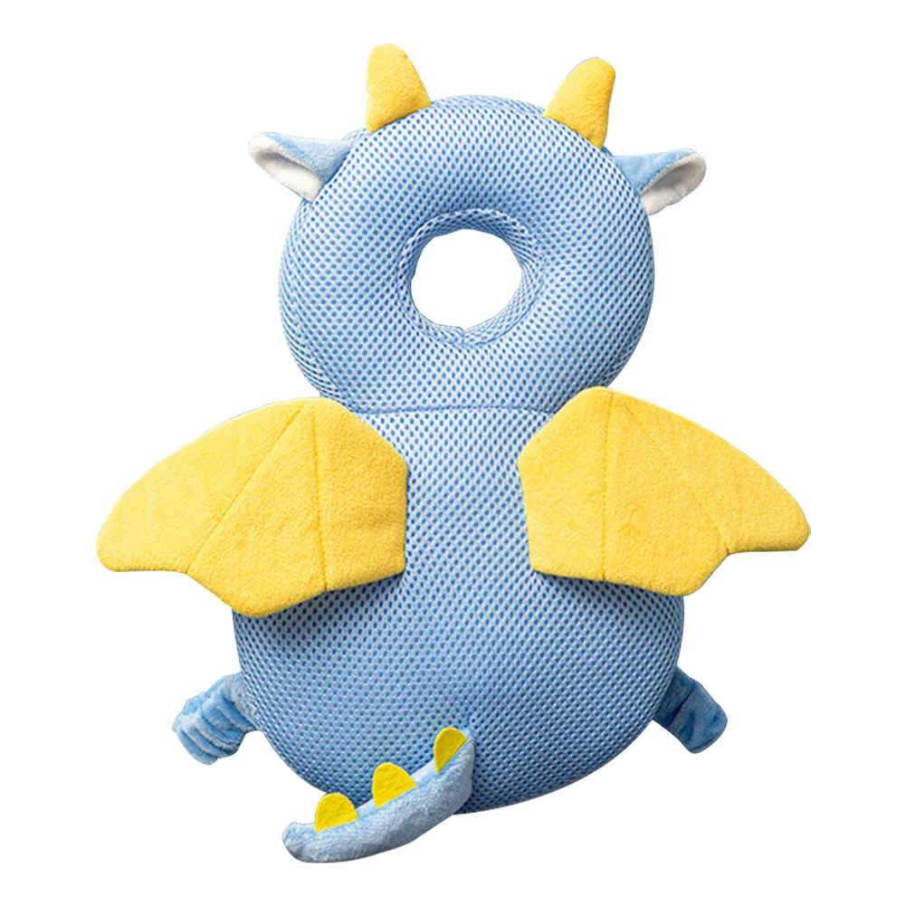 Stuffing Animal Shape Baby Back Protection Pillow Backpack Toddlers Head Protection Pillow Anti-fall for Baby Walking & Crawling 6