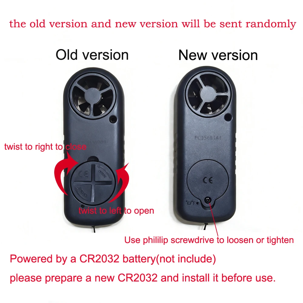 Mini Wind Speed Meter Digital Anemometer 0-30m/s Air Velocity Airflow thumbnail 2