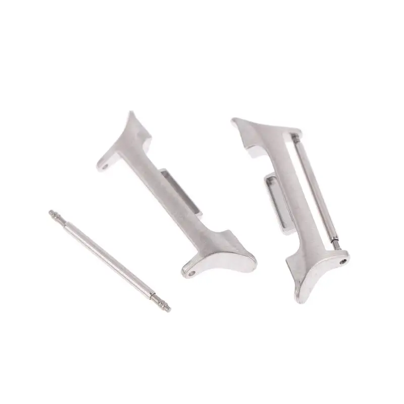 Stainless Steel Watchband Connector Adapters - 1 Pair