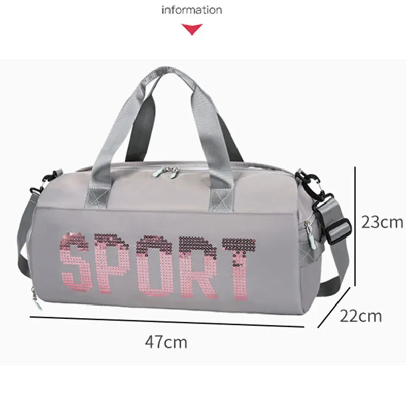 Sport Bags Men's Gym Women's Weekend Fitness Accessories YogaTraining Waterproof Luggage Swimming Handbag Travel Bolsas Female 5