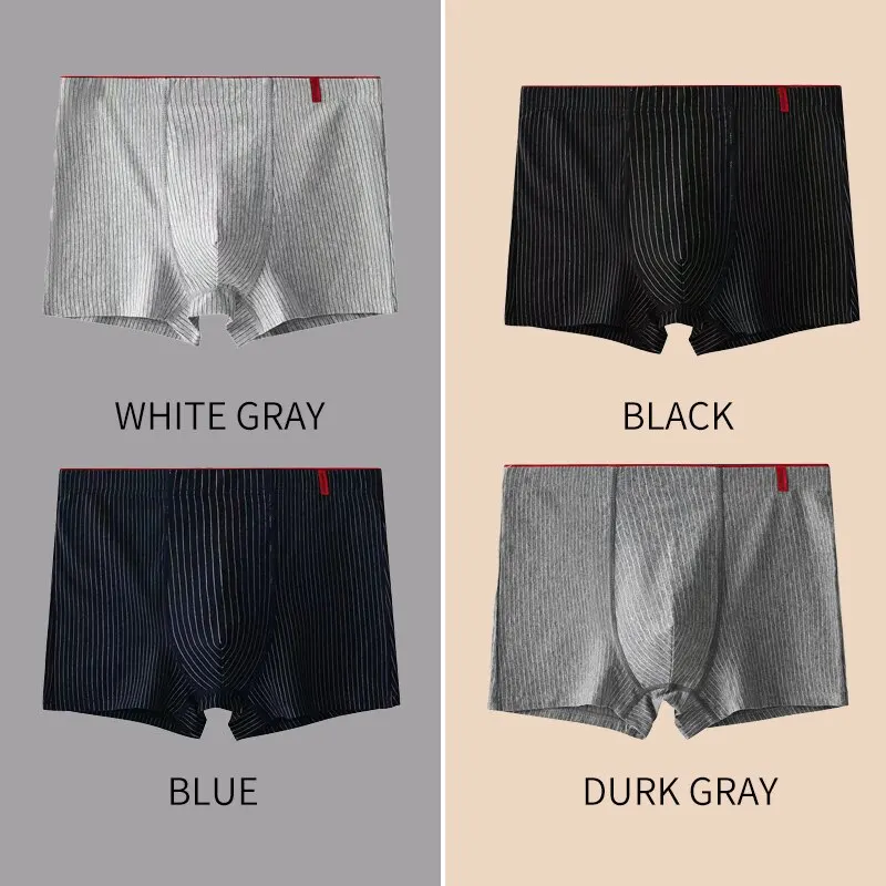 Men Sexy Underpants Sports Boxers Underwear Black Gray L XL XXL Soft  Breathable Fashion Shorts Letters