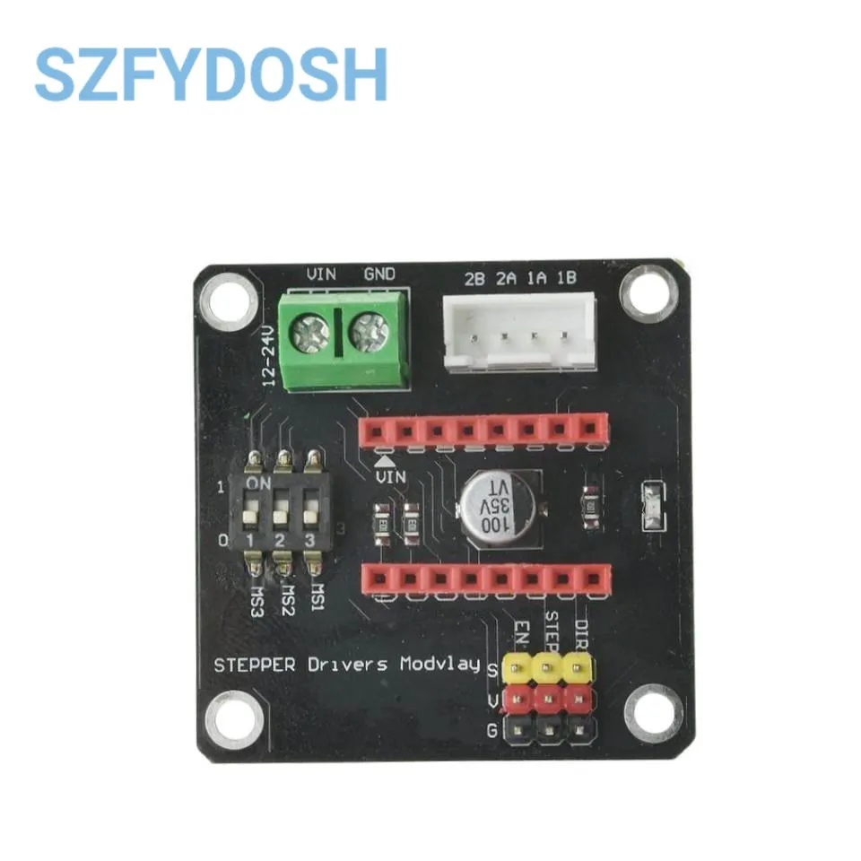 DRV8825A49883DPrinter42StepperMotorDriverControllerExpansionShieldModuleforArduinR3Ramps1.4DCMotorDrivers-AliExpress502