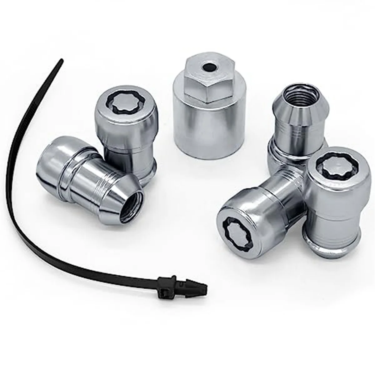 

82215711 Wheel Lock Lug Nuts Set M14 X 1.5,Compatible with 2018-2023 Wrangler and 2020-2023, Anti-Theft Locking Lug Nuts