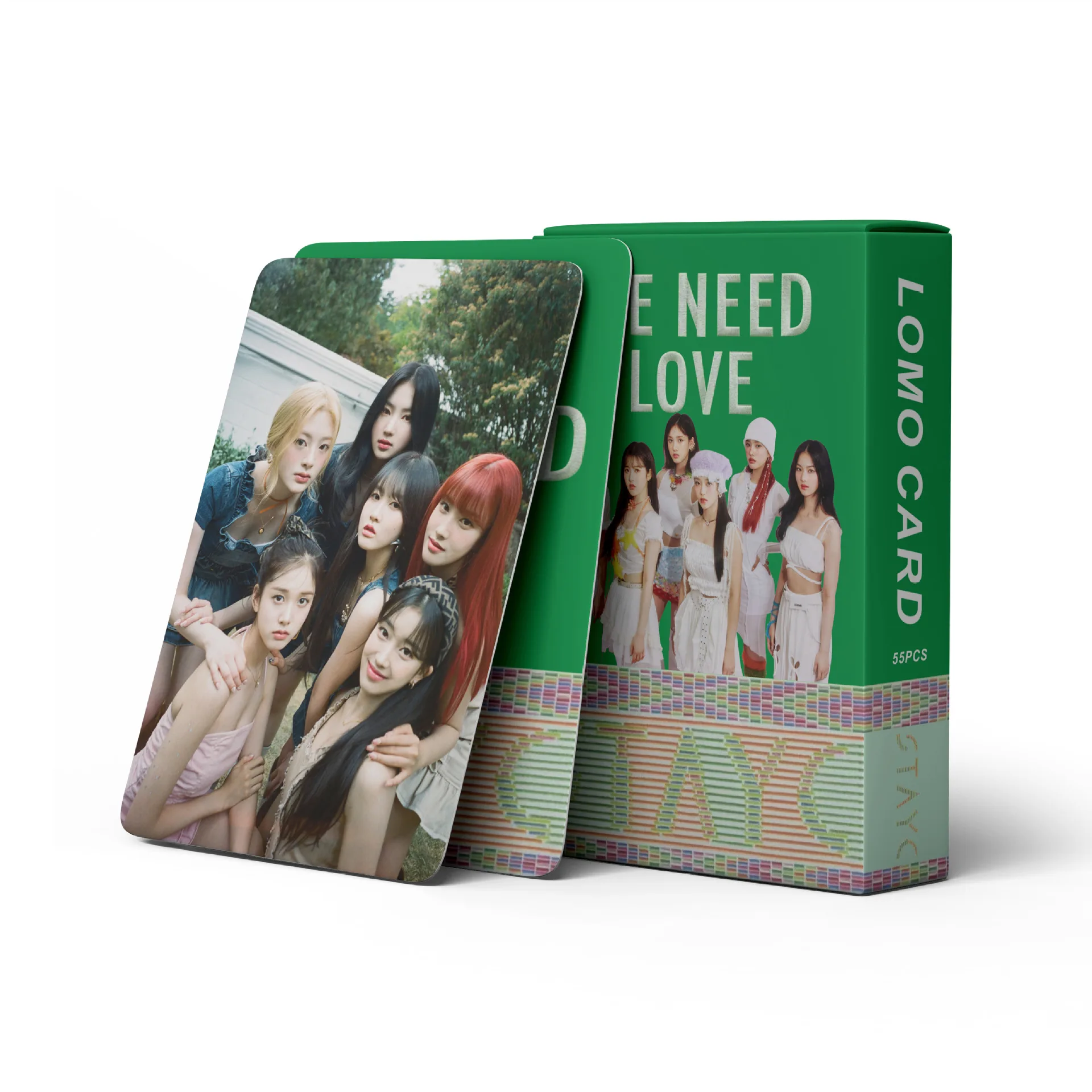 

Kpop Idol 55 шт./набор ломо-карты Stayc нам нужны любовь фотокарты фотооткрытка открытка для поклонников коллекция