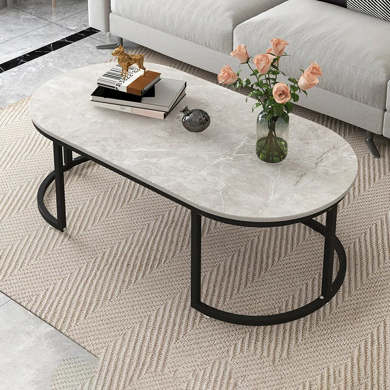 

Multifunction Storage Tea Table Modern Luxury Living Room Cofee Tables Nordic Faux Marble Mesa Para Sala House Decoration