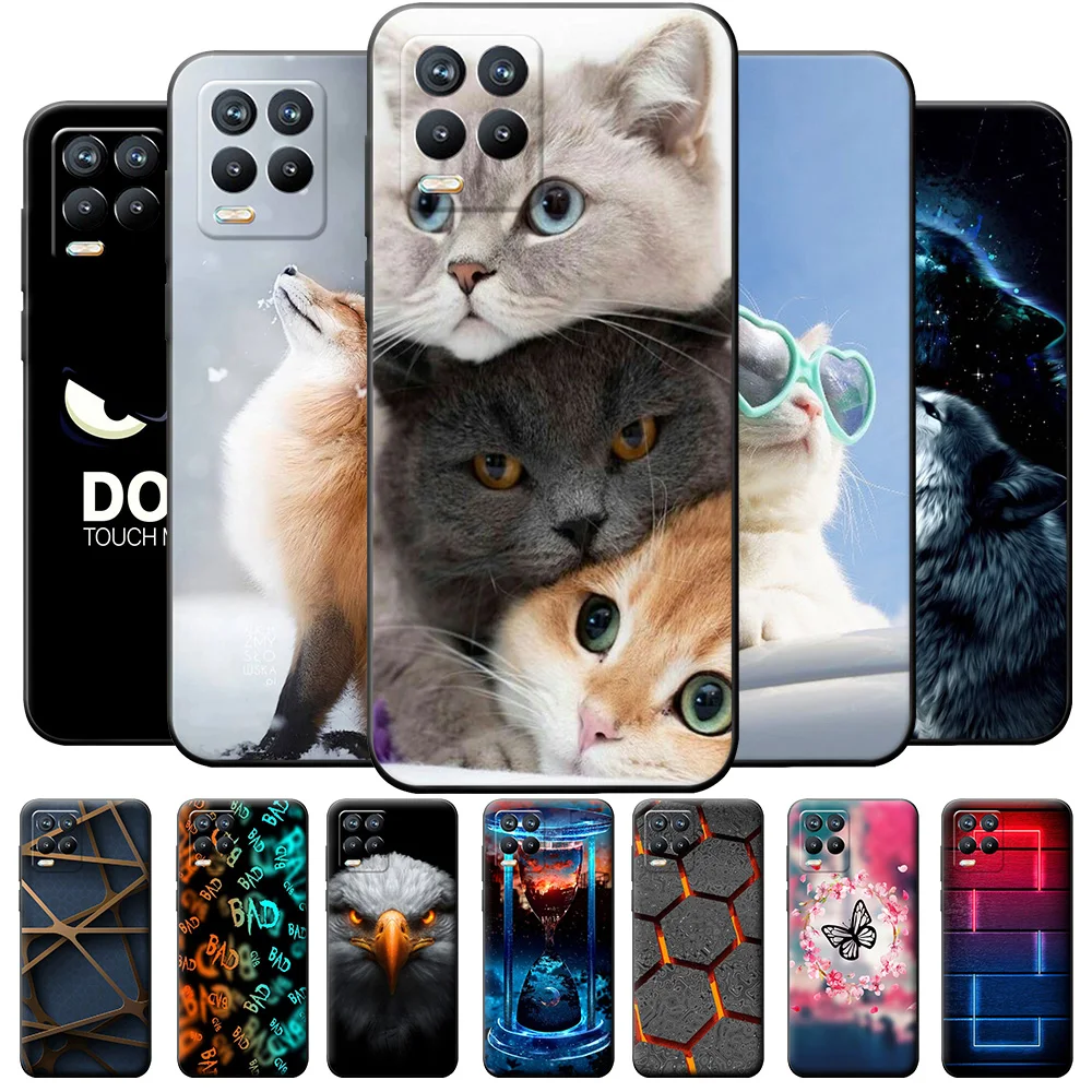 Per Realme Narzo 30 5G Custodia Realme 8 5G Silicone Lovely Cartoon Fashion Phone Case Per Realme Narzo 30 8 5G Cover Posteriore Paraurti
