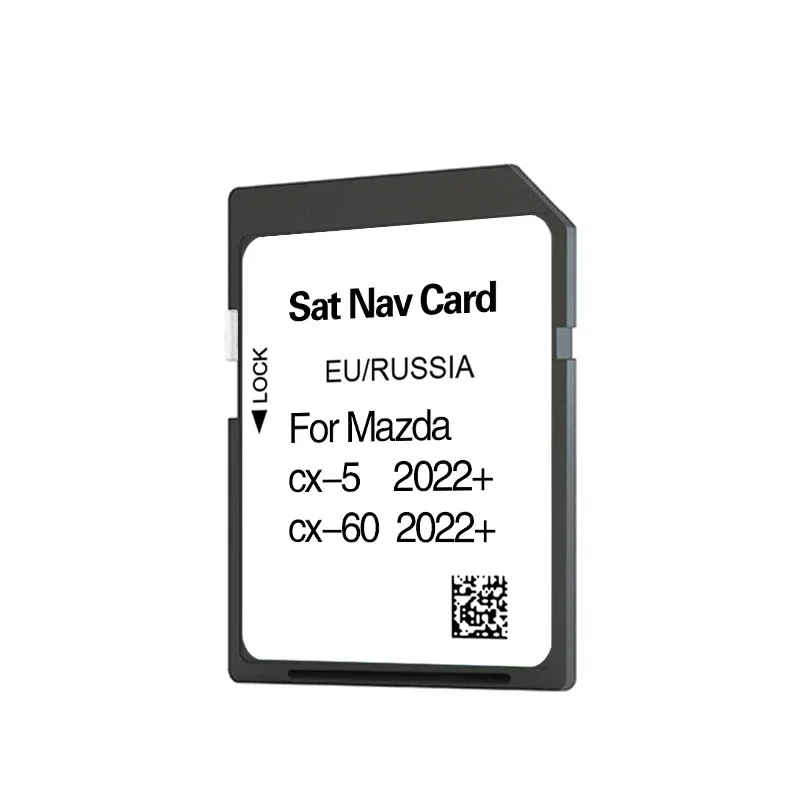 추적 GPS Syaterm SAT 탐색 메모리 SD 카드, 마쓰다 CX-60 2022 + 커버, Finland, 터키, 영국