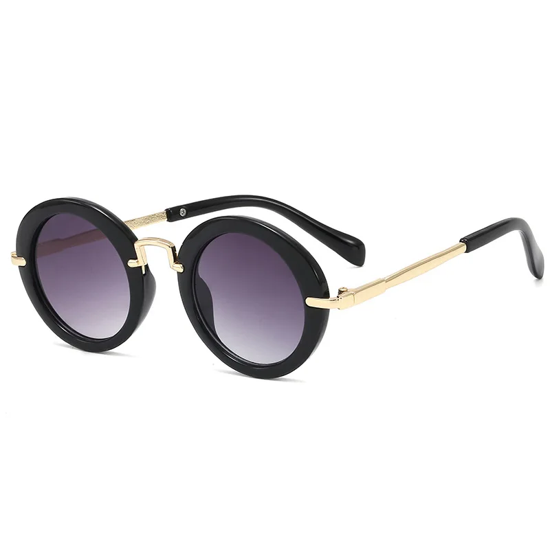 Fashion Round Glasses Children Sunglasses Classic Cute Girls Kids Sun Glasses UV400 Protection Eyewear Baby De Sol Gafas UV400