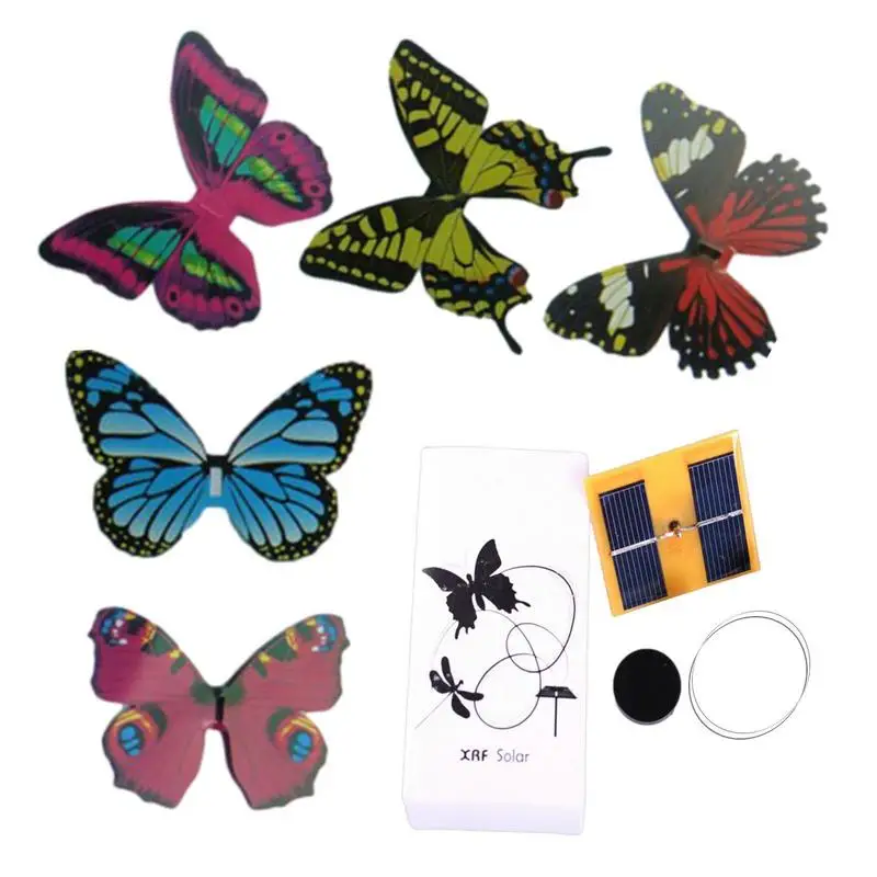 

Garden Decoration Solar Powered Butterflies Bunch Waterproof Colourful Butterfly Yard Stakes Lighting Gambles Flutter For Lawn