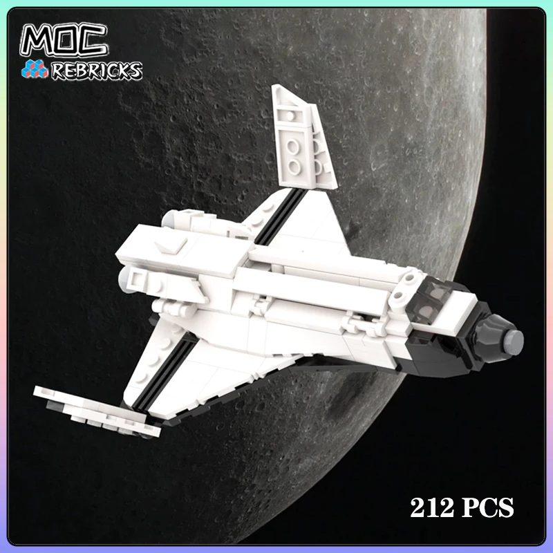 Originalità Serie Moc 1:220 Scala Space Shuttle Building Block Mattoni Assemblare Modello Giocattoli Fai Da Te Bambini Regali Di Natale