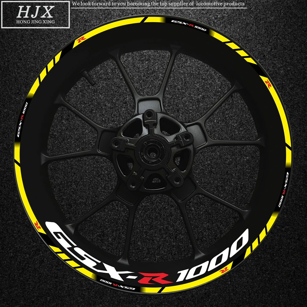 Reflective Stickers Thick Edge Stripe for Suzuki Gsxr1000 Motorcycle Rim Modification Mark,reflective stickers,motorcycle stickers,vinyl stickers,wheel hub stickers,custom stickers,motorcycle accessories