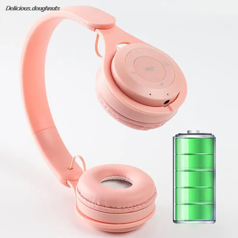 rockpapa E8 - Auriculares Bluetooth sobre la oreja con micrófono para  niños, niñas, jóvenes, adolescentes, adultos, auriculares plegables con