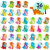 12/36Pcs Dinosaur Party Favors Pop Keychain Fidget Toys Bulk Stress Relief Sensory Toys Birthday Party Supplies for Kids 1