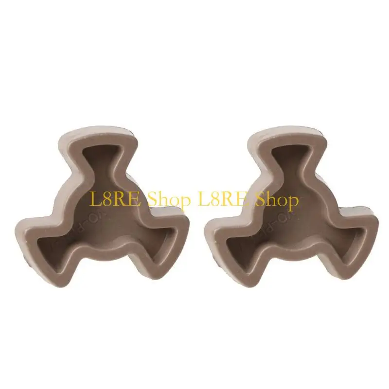 L8RE 2Pcs 14mm 전자 레인지 턴테이블 롤러 가이드 지원 커플러 트레이 샤프트