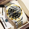 PAAZOMU Top Brand Luxury Men's Watches Waterproof Luminous Calendar Week Watch For Man Casual Stainless Steel Quartz Men Watch