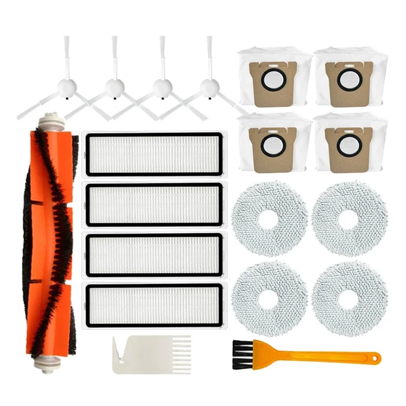 

For Robot Vacuum L10S Ultra X10+ X10 Plus B101GL Spare Parts Accessories Main Side Brush Hepa Filter Dust Bag Mop