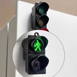 Innovative Magnetic Traffic Light & Pedestrian Light Refrigerator Stickers - Creative Decorative Accessories (Pedestrian light)