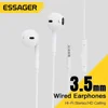 Essager 3.5mm Wired Headphones In Ear Headset Wired Earphones with Microphone Stereo Earbuds Sports In-line Control For Phones 1