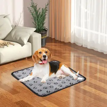 Pet Electric Blanket Winter Warming Pad Cat Dog Heated Nest Waterproof Warmer Power-Off Protection Bite-Resistant Heated Mat 2