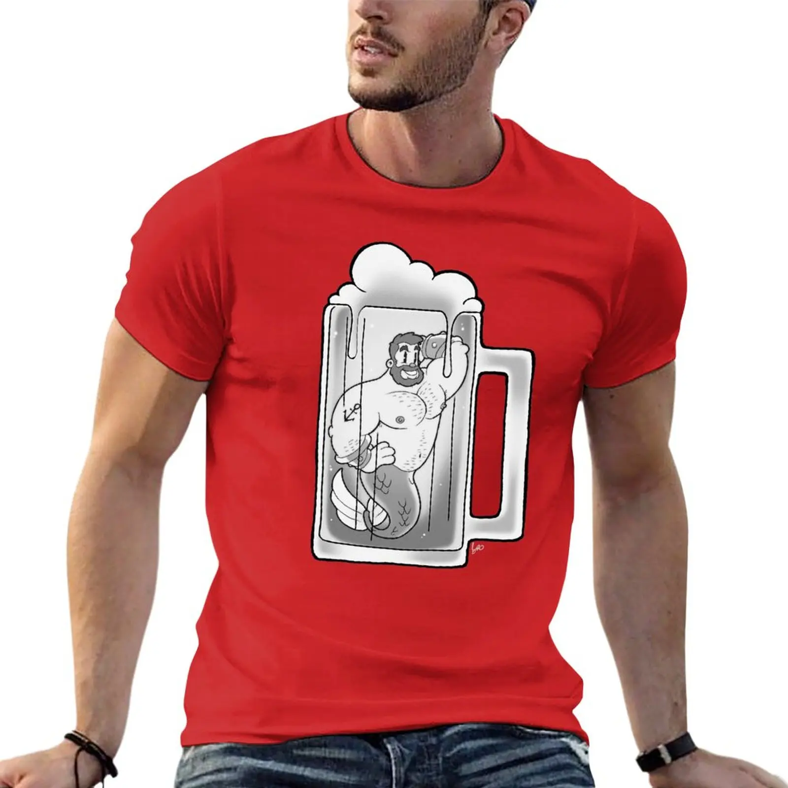 

The Little Bearmaid T-Shirt oversized hippie clothes anime clothes T-shirt men
