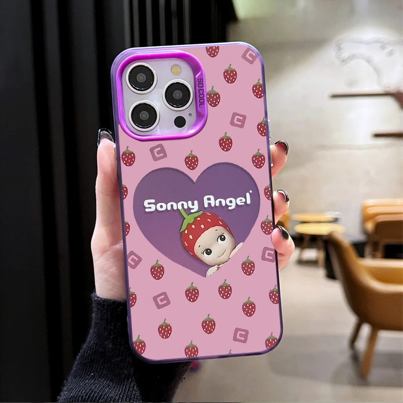 thumbnail image 1 of Funda protectora a prueba de golpes para iPhone, carcasa de protección trasera con diseño de s-katarina Angel para iPhone 16, 15, 14, 13, 12, 11 Pro Max, XS, X, XR, 8, 7 Plus, SE 2020, 1 of 5