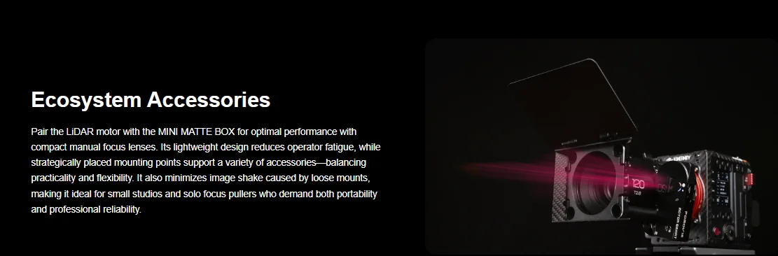 LIVE AIR 4 SMART LiDAR Focus Motor with Stronger Torque, Faster Speed, Long Batt